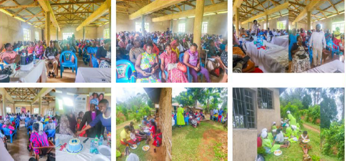 Women of Faith Foundation spiritual empowerment and food donation program to the women of Ebushisoka village in Kakamega county, Kenya on 18th March 2023